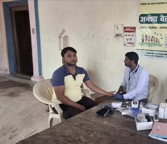 सामुदायिक स्वास्थ्य जांच एवं चिकित्सा सहायता शिविर — Anansha Welfare Society, Varanasi